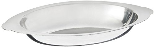 Winco Stainless Steel Oval Au Gratin Dish, 8-Ounce #TOP8