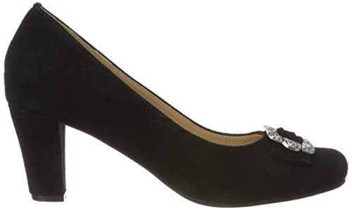 Hirschkogel 3009603, Scarpe décolleté Donna, Nero