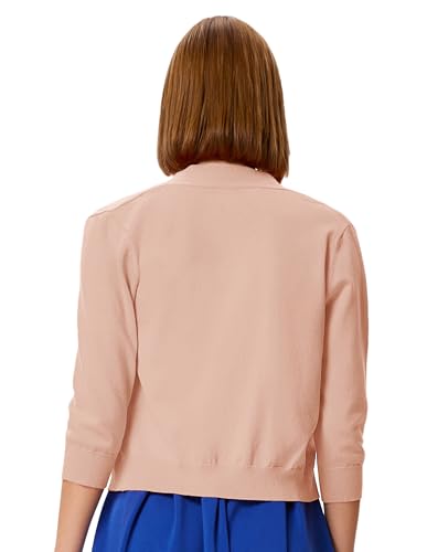Image of GRACE KARIN Women Cardigan Sweaters Lightweight Knit Cropped Cardigans Trendy 3 /4 Sleeve Shrug Bolero S-3XL