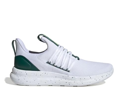adidas Men's Lite Racer Adapt 7.0 Sneaker, White/Collegiate Green/Pulse Lime, 8