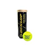 DUNLOP Pro Padel - Padel balls for competitions and tournaments (1x3 can), Yellow