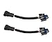 iJDMTOY H11 H8 H9 Extension Wiring Harness Sockets Wires Compatible with High/Low Beam or Fog Lights Use