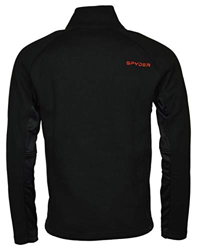 Spyder Men's Half-Zip Outbound Stryke Sweater Jacket - M - Black4