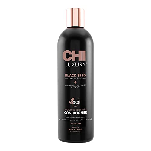 CHI Luxury Black Seed Oil Moisture Replenish Conditioner, 12 Fl Oz