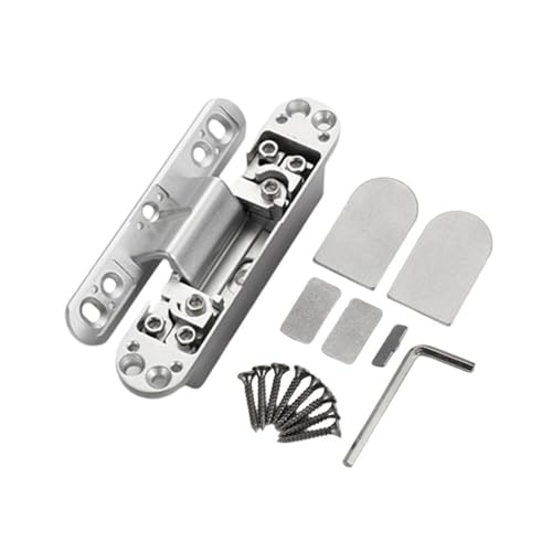 目に見えないドアヒンジ調節可能な隠し交換アルミ合金バットヒンジホームドアハードウェアアルミ合金家具