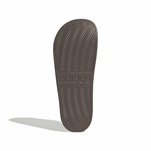 Image of adidas Women ADILETTE SHOWER Synthetic Swim Slide FTWWHT /GOLDMT /BOGOLD | LUT50