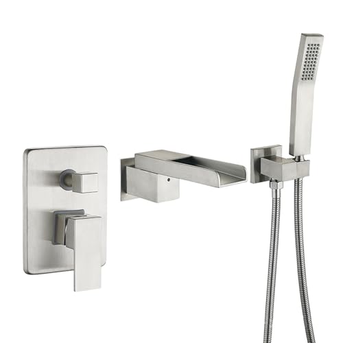 Mitigeur de Douche Cascade Or brossé MOCHAMIK pour une Salle de Bain Moderne
