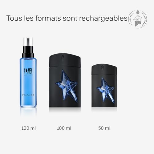 Mugler A*Men Eau De Toilette Rechargeable Pour Homme Rubber Flask 100 Ml - vue 5