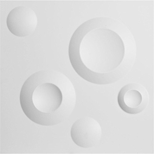 Up To 60% OFF Ekena Millwork WP12X12COWH-CASE-50 Cole EnduraWall Decorative 3D Wall Panel, 11 7/8"W x 11 7/8"H, White, 50 Each