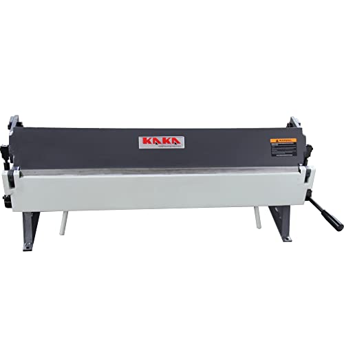 KAKA INDUSTRIAL W-3620 36 inch Sheet Metal Bending Brake,20 Gauge Capacity Manual Straight Brake,angles up to 135°possible