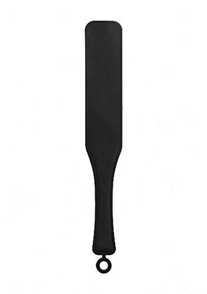 SHOTS Ouch! - Pala De Silicona Texturizada Color Negro 170 g