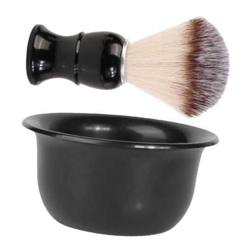 MAGICLULU Set da Barba per Uomo Ciotola per Schiuma e Pennello da Barba Kit per Rasatura Professionale Accessori per Cura e Rasatura Profonda