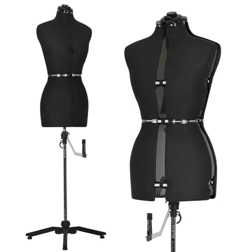 Female Manikin Adjustable Dress Model Display Torso Body Clothing Forms