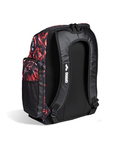 Image of ARENA Spiky III Backpack 45 Swimming Athlete Sports Gym Rucksack Large Training Gear Equipment Swim Bag for Men and Women, 45 Liters, Multi /Black