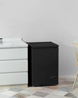 Northair Low temperature Chest Freezer - 3.5 Cu Ft with 2 Removable Baskets - Reach In Freezer Chest - 14℉ to -40℉ (ProBlack)