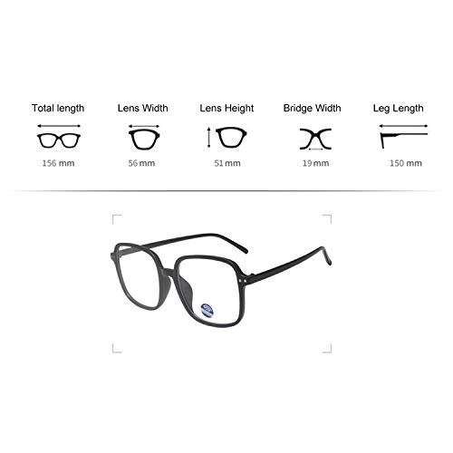 Óculos, Andoer Óculos ópticos unissex Óculos anti-luz azul Óculos Ultra leves Armações quadradas Ócu