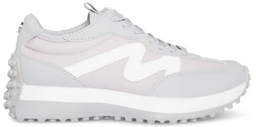 Steve Madden Women's Campo Sneaker, Grey Multi, 6.5 M US