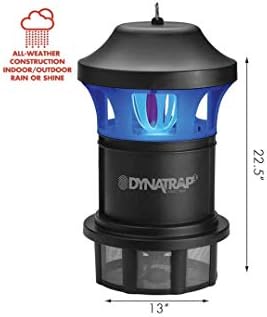 DynaTrap DT1775 1 Acre XL Mosquito and Insect Trap with AtraktaGlo Light - Black