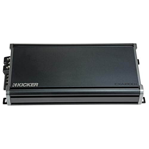 Kicker 46CXA18001 CXA18001-1800-Watt Mono Class D Subwoofer Amp