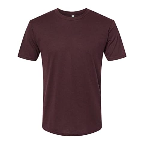 LogoUp Next Level 6010 Men's Tri-Blend Crew Tee Black Cardinal Large Cover