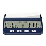 Timer digitale per scacchi cinesi Go e per scacchi internazionali con pulsanti ergonomici e impostazioni precedenti mantenute
