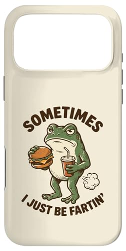 Sometimes I Just Be Fartin Frog ���B���e�[�W �ʔ��� ���� �X�}�z�P�[�X iPhone 17 Pro Max �p