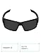 Galvanic Replacement Lenses for Oakley Eyepatch 2 OO9136 Sunglasses - Ice + Black Polarized - Combo Pack