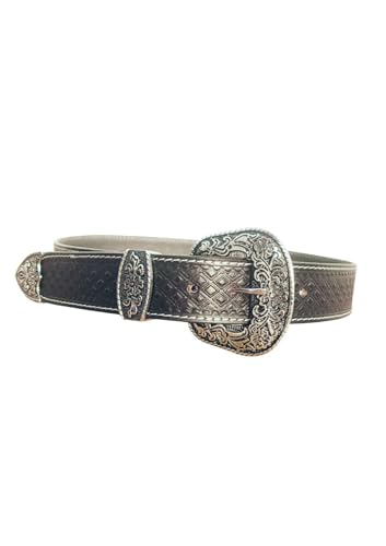 Generic Men's Black Leather Casual Every Day Jeans Belts, Men Leather Belt