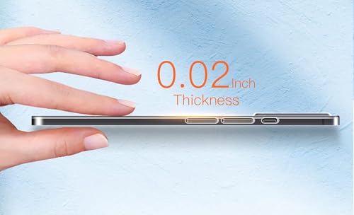 Image of JGD PRODUCTS for iPhone 12 Pro Max Premium Transparent Hybrid Soft Slim Dust Proof Back Case Cover with Camera Protection