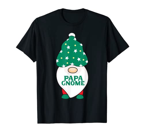 Pijamas de Navidad a juego con gnomos de Papa Gnomo Camiseta