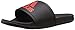adidas Performance Men's Adilette SC- SU FMS Sandals,Black/Vivid Red,9 M US