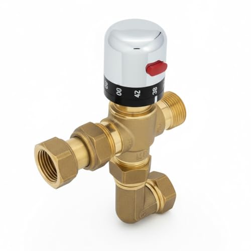 Thermostatic Water Mixing Valve with Anti-Scald Protection