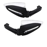 Handschutz Moto Motorrad-Handschützer Motorrad Für LED-Handschutzschild Mit Blinkerlicht Zubehörteile Winddicht 22 Mm 7/8