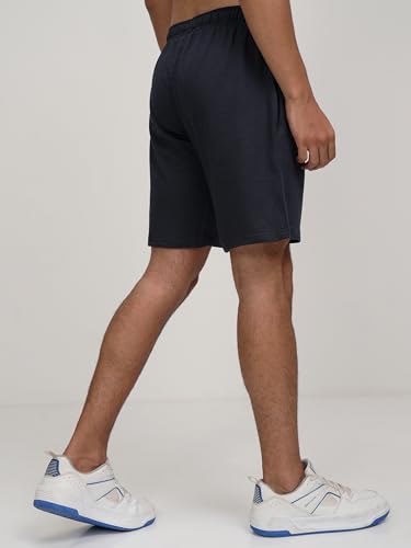 Image of Highlander Men's Slim Fit Regular Shorts | Solid | Strachable Shorts| Mid-Rise| Shorts