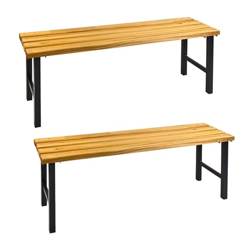 Abrollwerk Banc 2000 mm avec grille à chaussures, L 2000 x l 400 x H 420 mm (2, sans grille à chaussures, 150 cm)