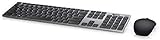  DELL 580-AFQN clavier RF Wireless + Bluetooth AZERTY Belge Noir, Gris - Claviers (Sans fil, RF Wireless + Bluetooth, Clavier à membrane, AZERTY, Noir, Gris, Souris incluse)