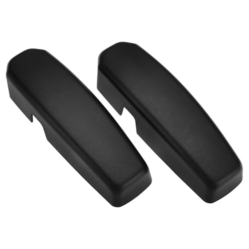 SG Store 1 pair Car Windscreen-Bulkhead Support Bracket Covers LRD604 Compatible with Land Rover Defender Support Bracket Protection Cap Covers ABS Plastic Black