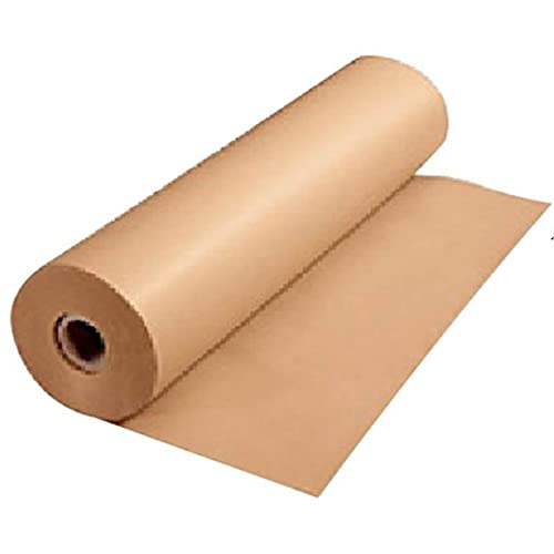 Image of MALANI STORES Kraft Paper Roll - Brown Paper Packing Roll Perfect for Crafts,Art,Small Gift Wrapping,Packing,Postal,Shipping,Dunnage & Parcel 32 Inch (10 Meter)