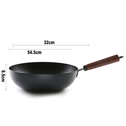 Wok de Hierro Fundido 12.5 Pulgadas con Mango Desmontable miniatura 7