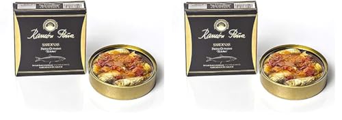 Ramon Pena Tinned Sardines in Sauce | 1 x 130g Can (Pack of 2)