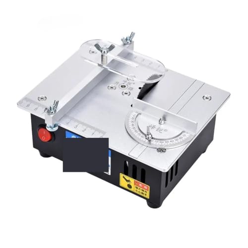 Mini Sierra De Mesa Multifuncional 96W, Sierras Eléctricas Escritorio, Máquina Cortadora Torno Banco For Carpintería, Bricolaje Pequeño For El Hogar Corte De PrecisióN, ProteccióN De Seguridad