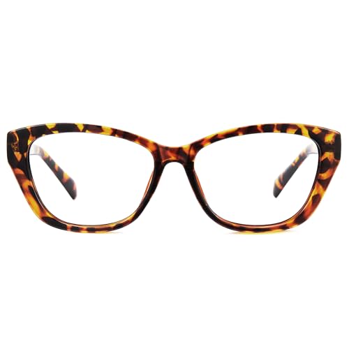Image of Cyxus Cat Eye Blue Light Glasses for Women Reduce Eye Strain 8154 | Eye Protection,UV Protection,Stylish Chunky Frame,Ideal for Office Work Daily Work