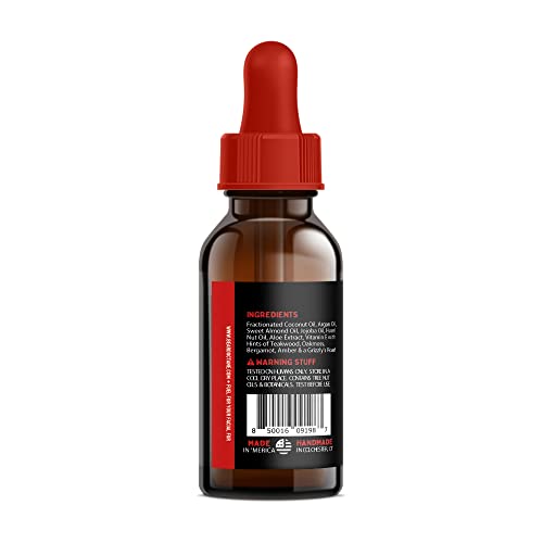 Beard Octane - Grizzly Puncher Beard Oil - 1 Fl. Oz. - Premium Beard Care With Jojoba Oil - Beard Itch And Dry Skin Relief - All Natural Ingredients - Handcrafted In The Usa #TOP1