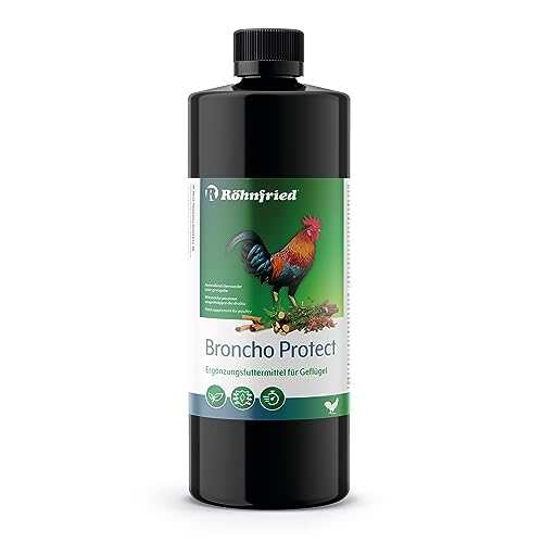 Röhnfried Broncho Protect 500 ml für Hühner & Küken – unterstützt zielgerichtet die Atemwege – optimale Unterstützung gegen Hühnerschnupfen – beugt Mängeln vor – mit wertvollen ätherischen Ölen