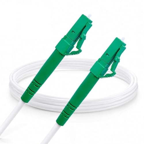 Elfcam® - 1,5m Glasfaserkabel LC/APC (9°) Polieren