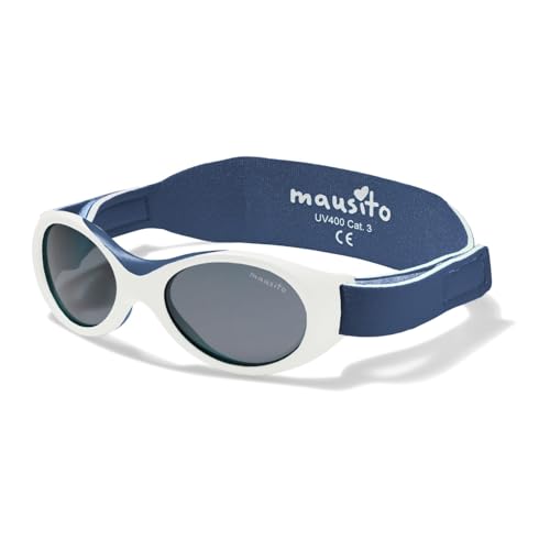 Image of Mausito BABY sunglasses 0-24 months | Flexible BPA-Free infant sunglasses with adjustable strap | 100% UV Protection Sunnies