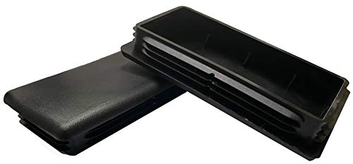 Image of Protection Force 4 X 8 102 X 203mm (Pack of 1) Rectangular OD Tubing Plastic Insert Plug, Tubing Post End Cap, Chair Glide