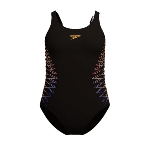 Maillot de bain pour fille Speedo orange pour la natation