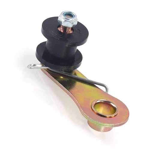 Yidcidu Chain Tensioner, Metal Chain Roller Tensioner with Spring, 110cc 125cc 140cc Motorcycles Adjuster Sprocket Guide, Universal for Most ATVs Motorcycles (Black)