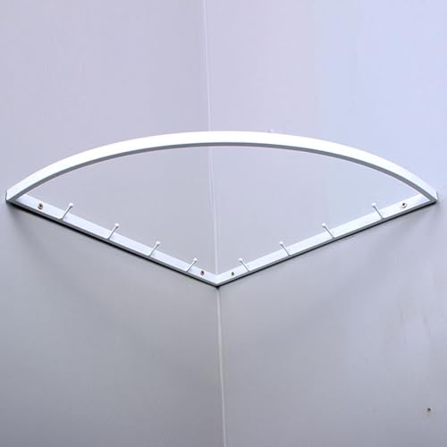 Tringle d'angle pour murs à 90° Hanr blanche : optimiser les petits espaces - 2